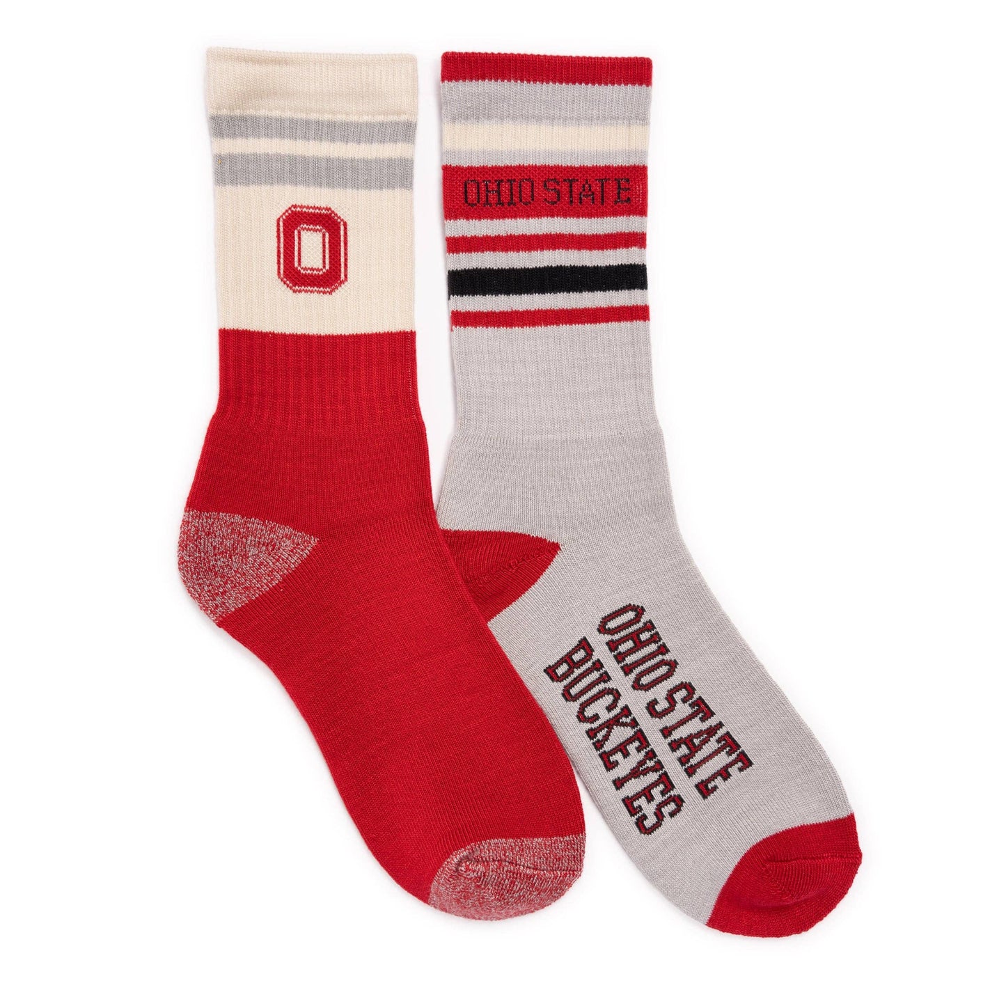 Muk Luks - Ohio State Buckeyes GameDay Unisex Crew Socks 2 Pack