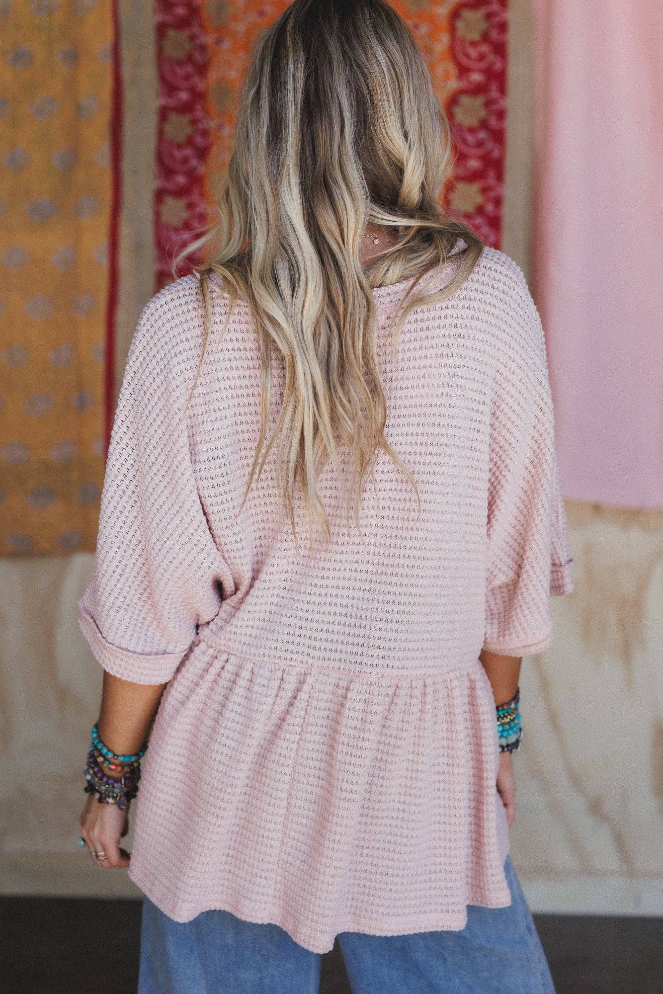 Three Bird Nest - Lush Drift Top - Dusty Rose