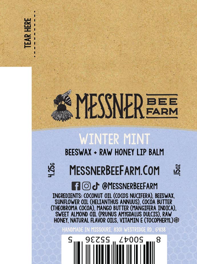 Messner Bee Farm - Winter Mint Lip Balm