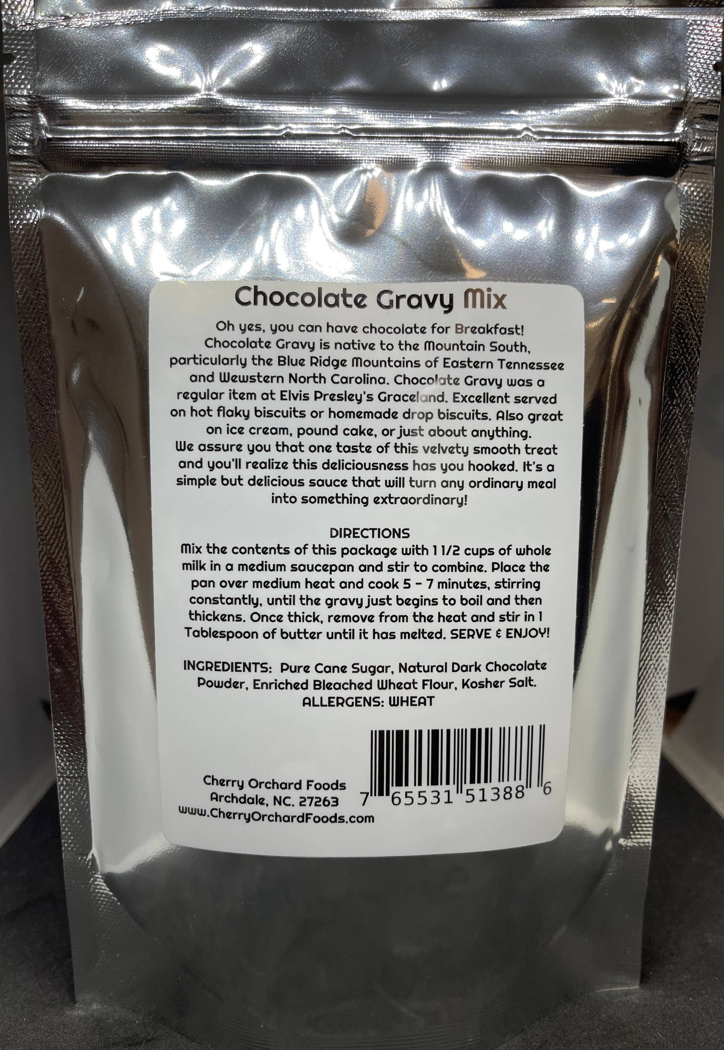 Cherry Orchard Foods - Farm House Chocolate Gravy Mix