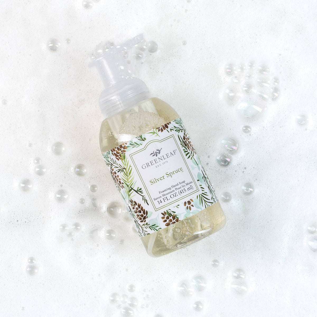 Greenleaf Gifts - Silver Spruce Foaming Hand Soap 4 Pack | Holiday