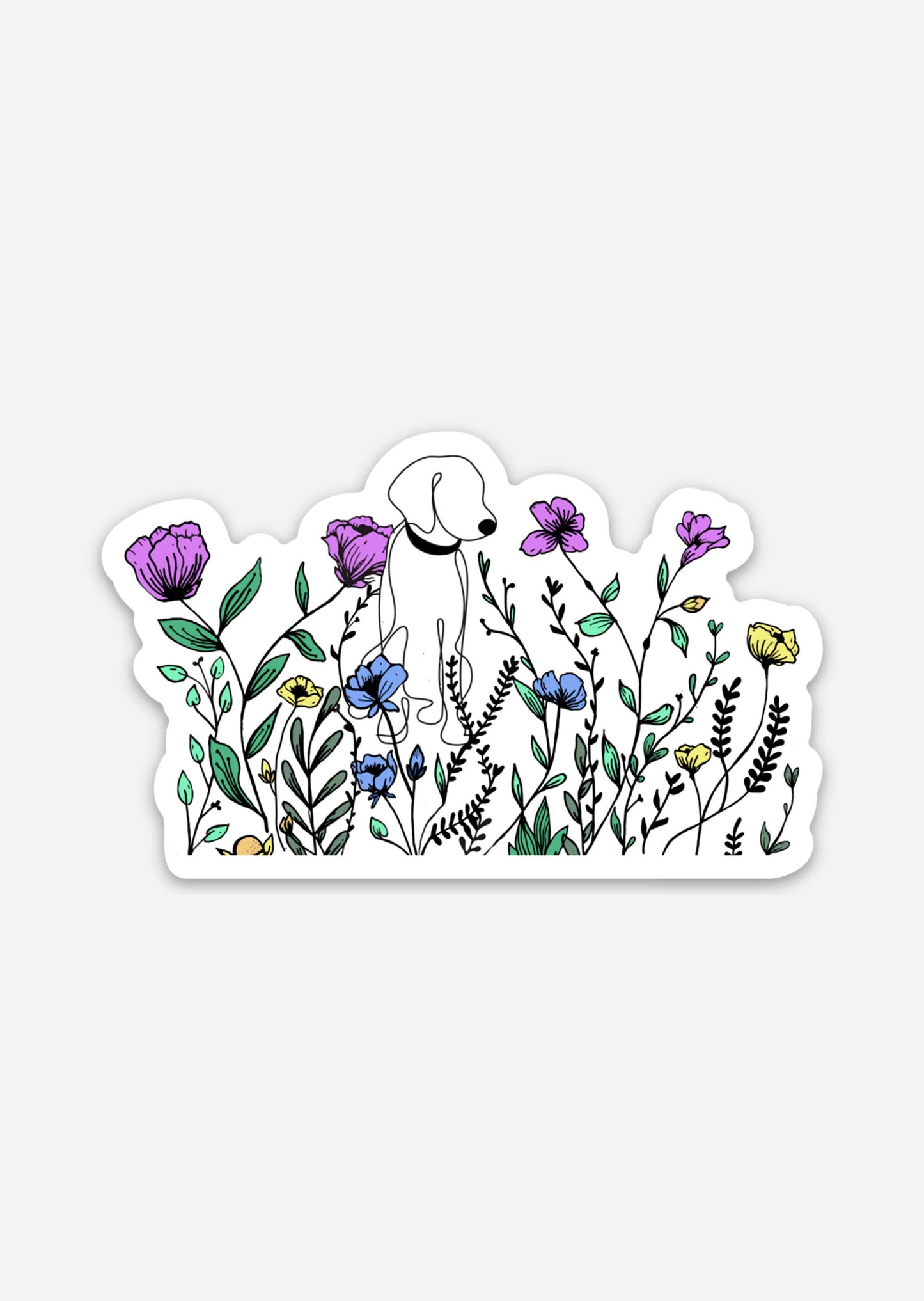 Artsy Em - Floral Paws Harmony Sticker