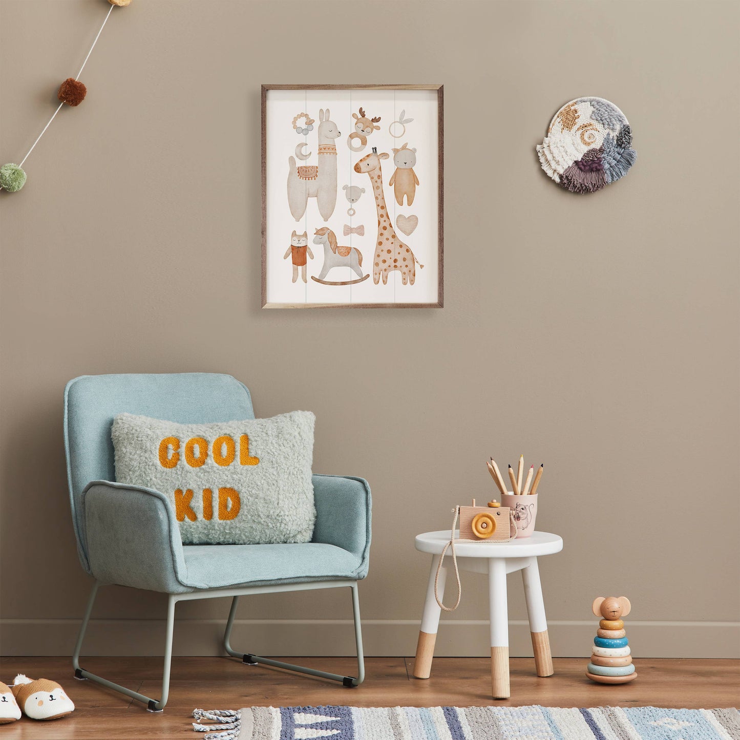 Kendrick Home - Boho Watercolor Elements 1 By Allure Art