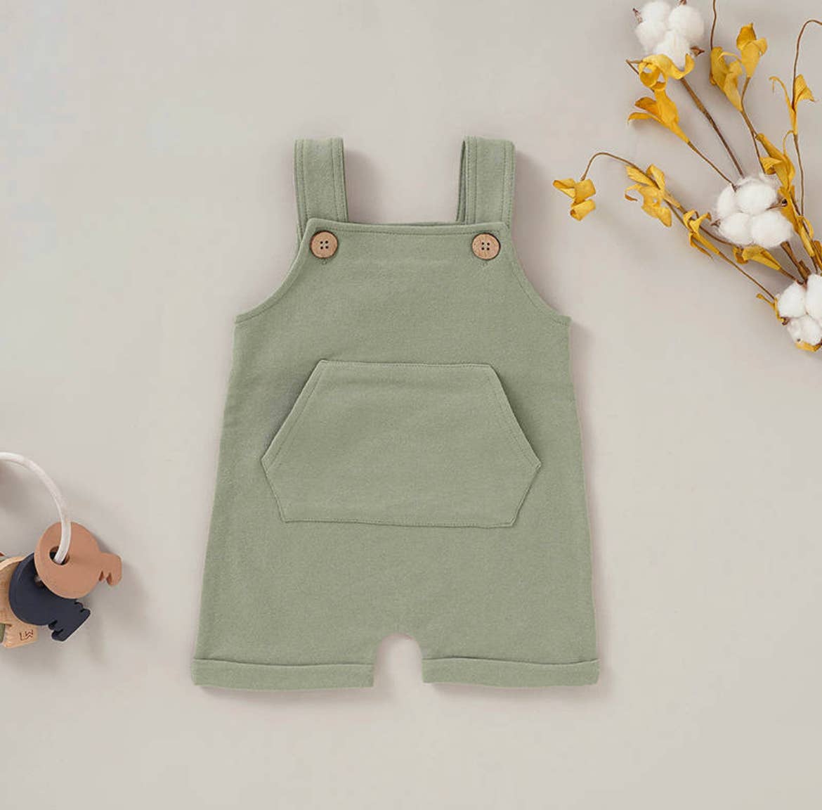 Boho + Babe - French Terry Overalls - Baby and Toddler