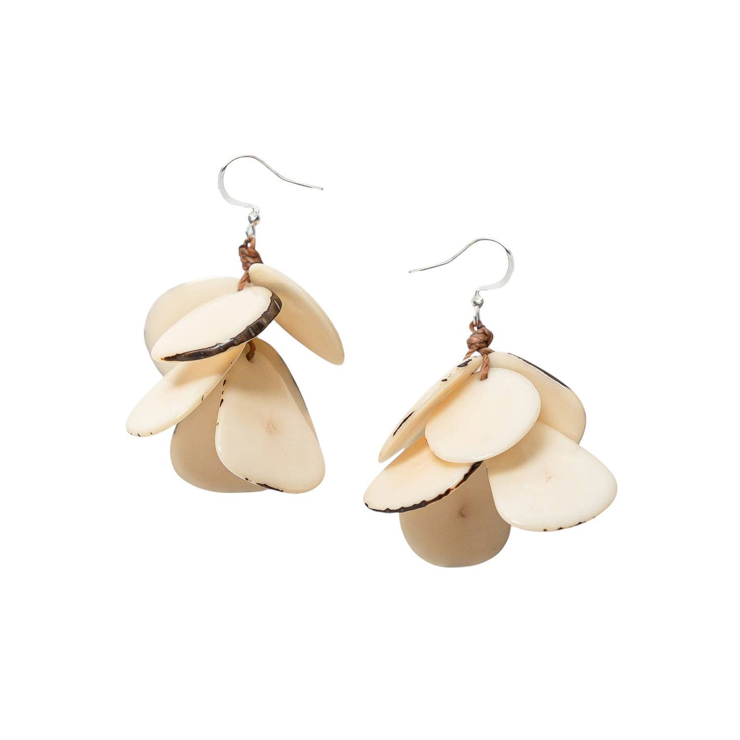 Organic Tagua Jewelry - Mariposa Earrings