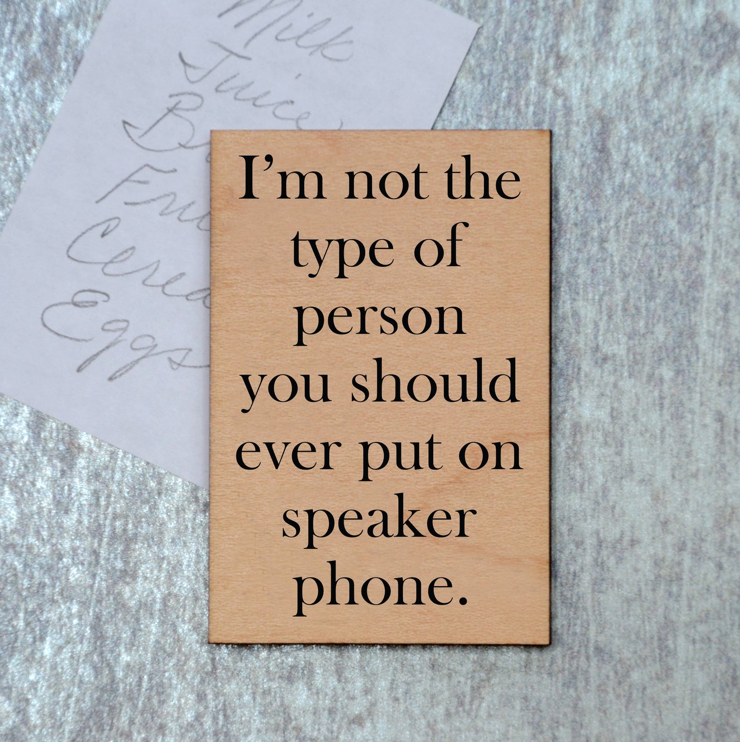 Driftless Studios - Magnet - I'm Not The Person You Should Ever Put On - XM026