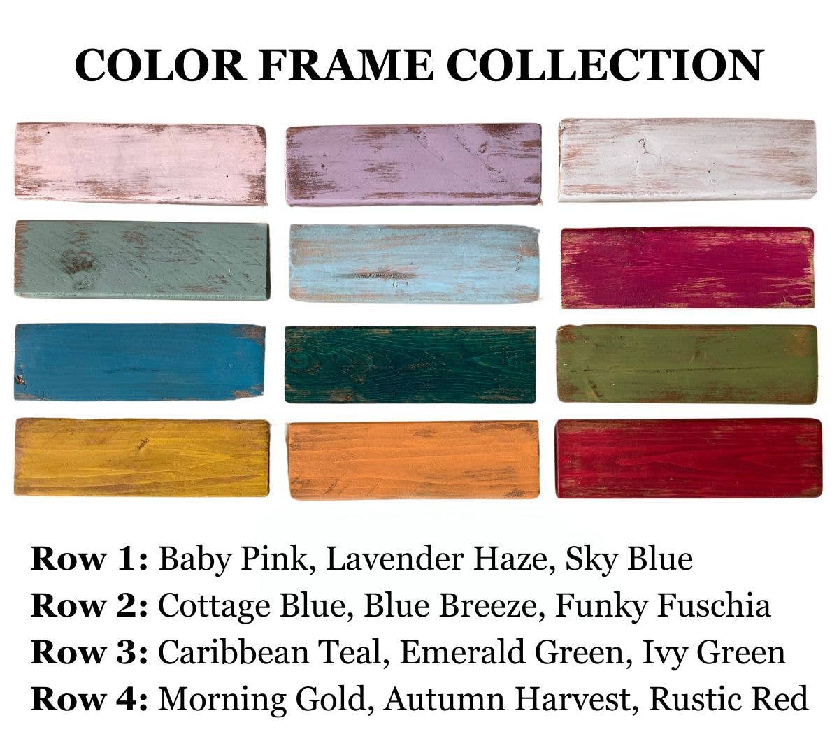 Swinford Designs - Handmade Wooden Picture Frames - Choose Your Size &Color
