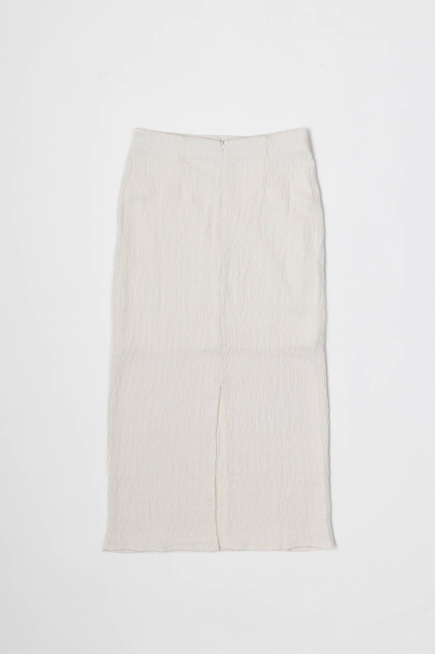 MOD REF - The Miranda Skirt | Textured Midi Skirt with Back Slit