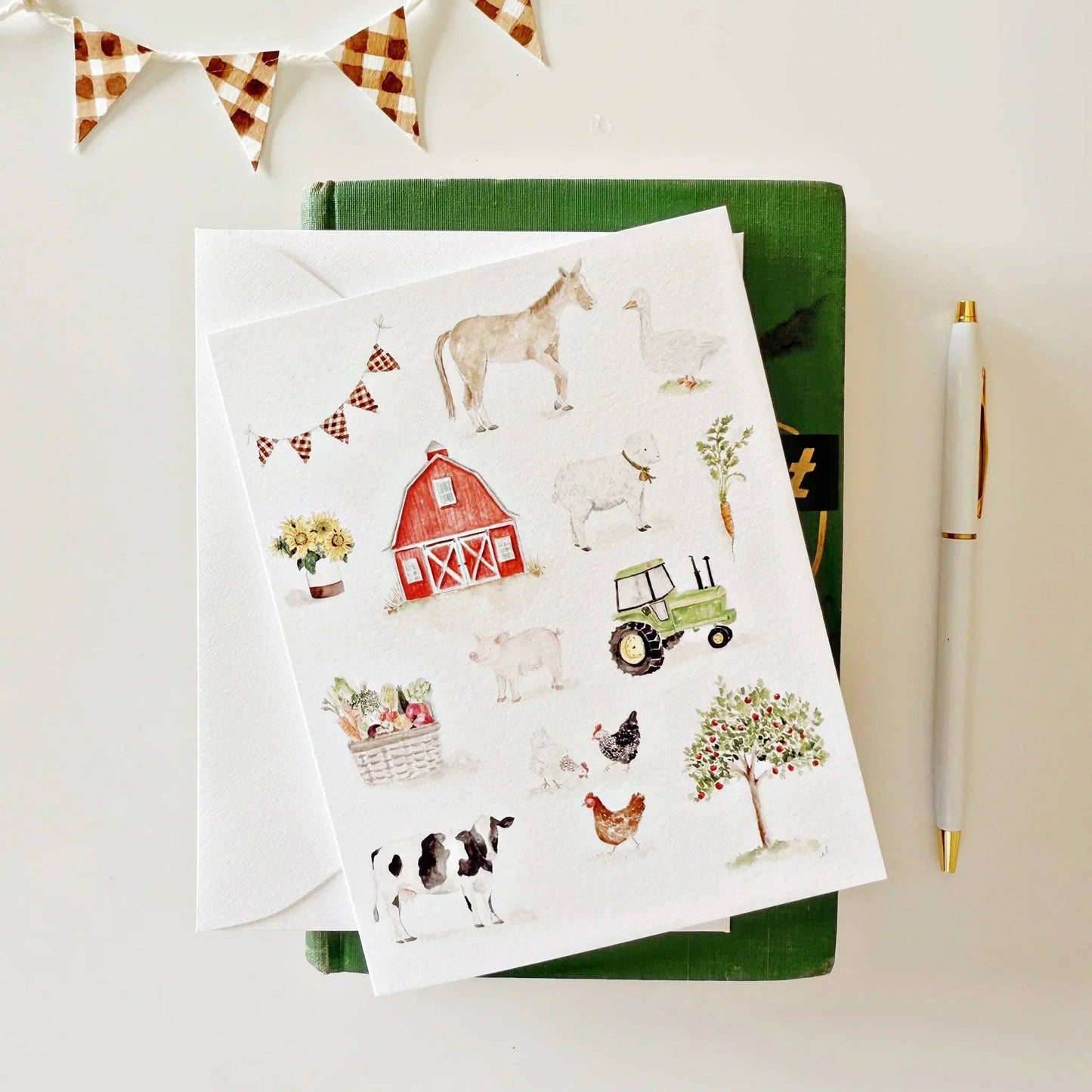 emily lex studio - Farm notecard