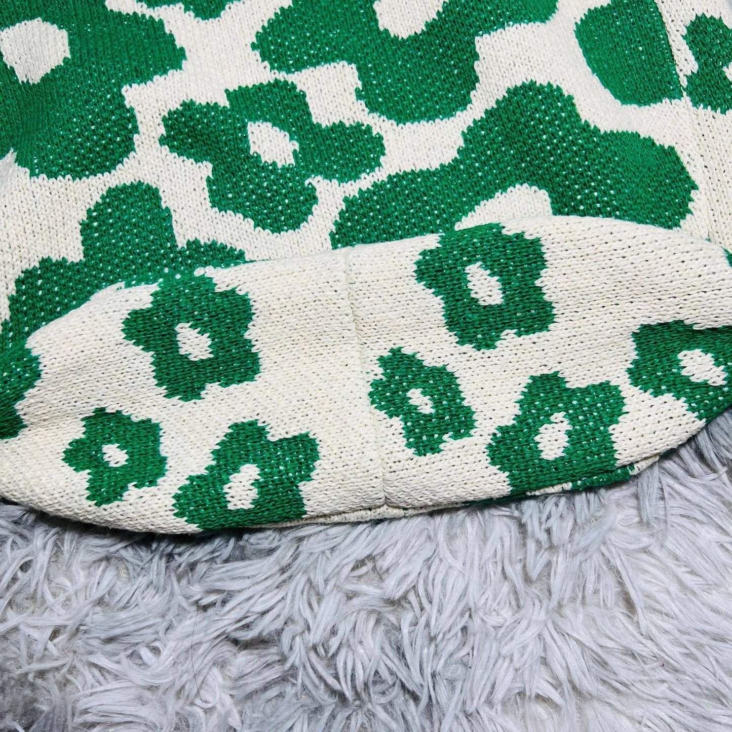 Lovesoft - Flower Knitted Large Single Shoulder Bag