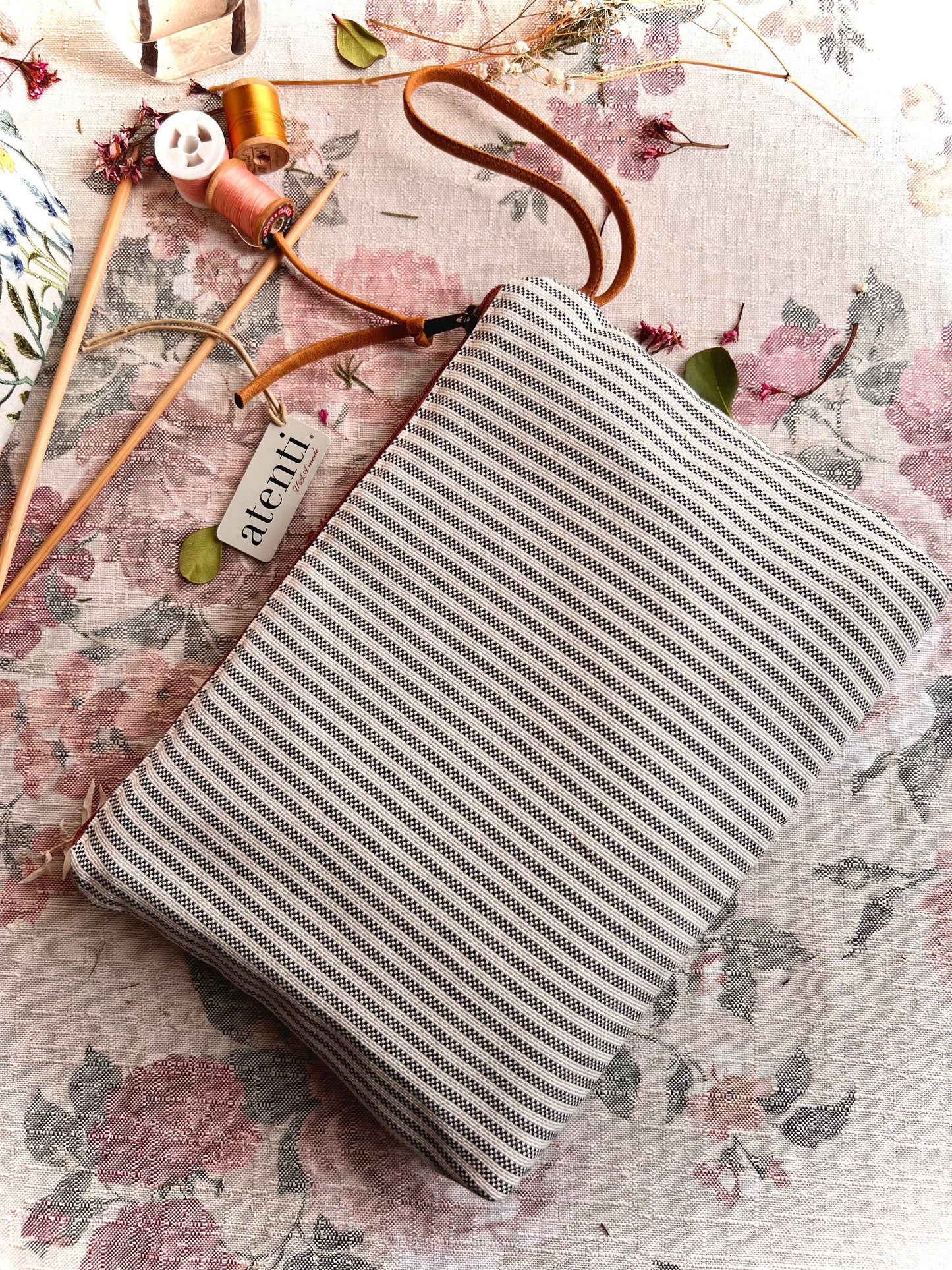 Atenti - Wildflower Lolita: USA Made, Handbag with Matching Pouch