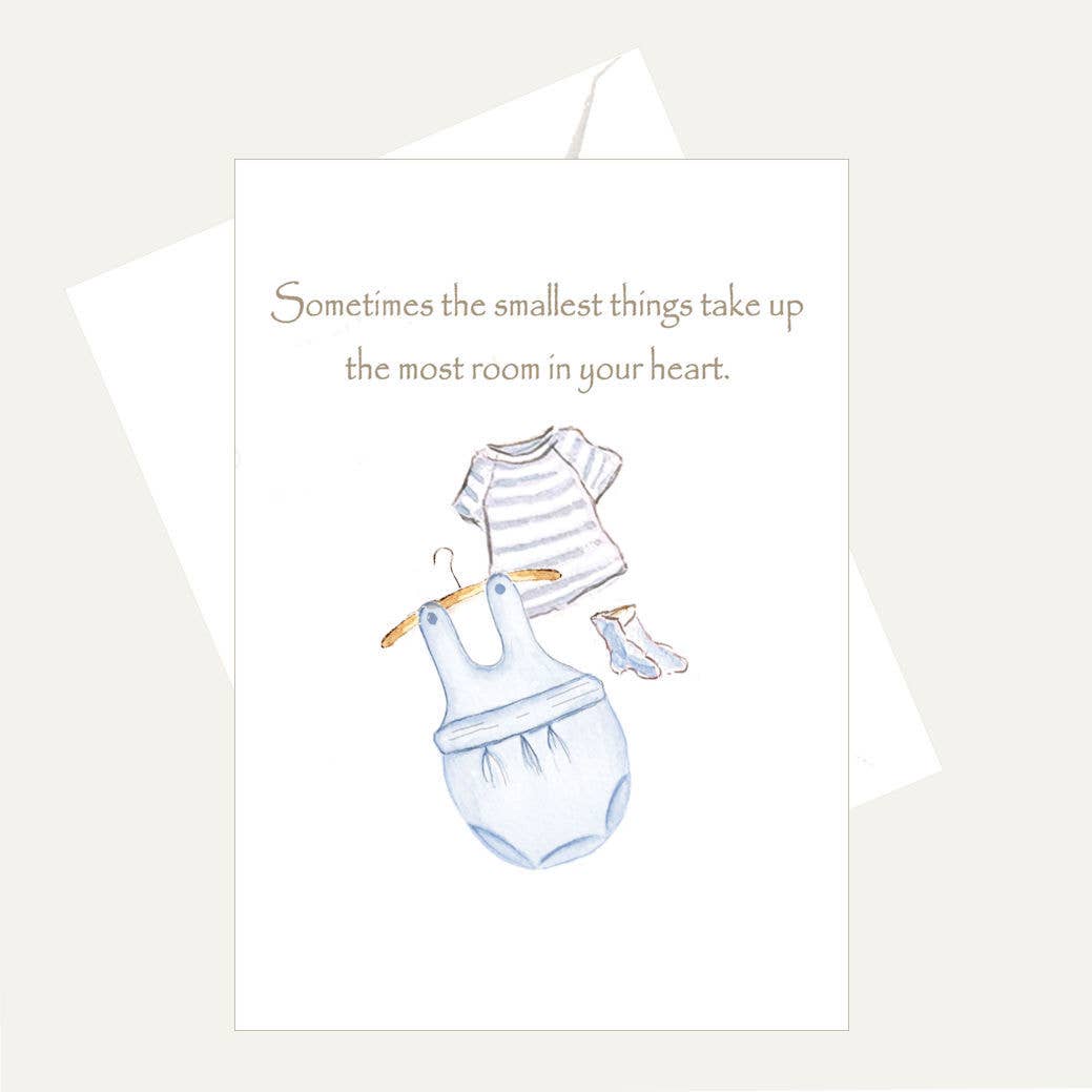 Bellflower Girl - Sometimes the Smallest Things Room in Heart | New Baby Card