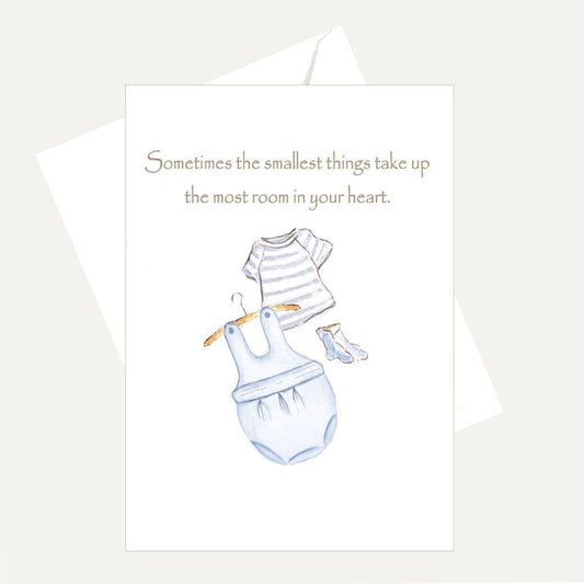 Bellflower Girl - Sometimes the Smallest Things Room in Heart | New Baby Card