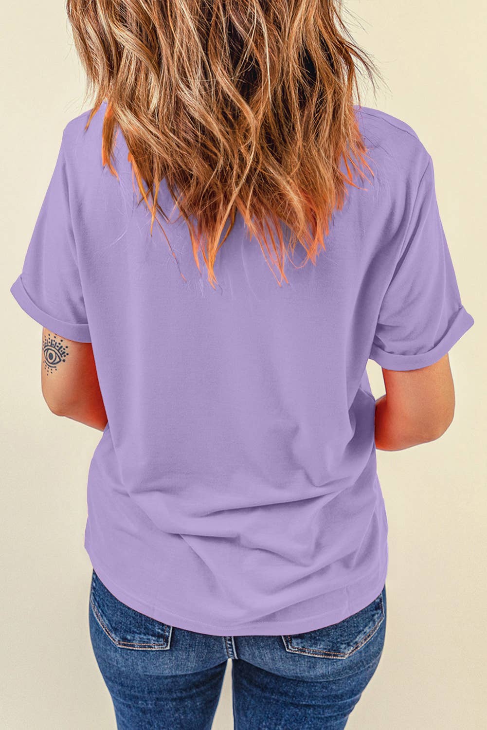 Little Daisy Closet - LDC Casual Plain Crew Neck Tee
