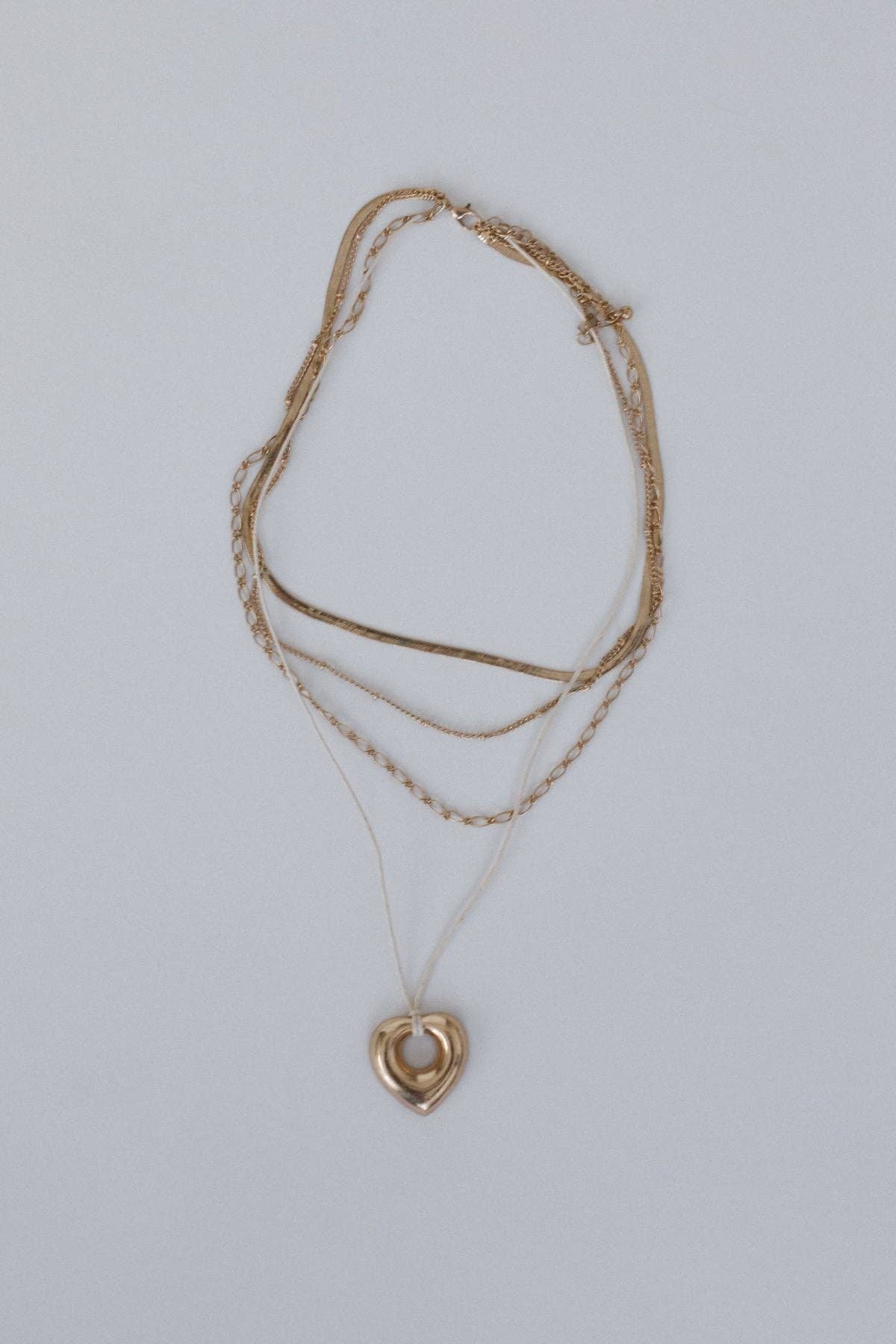 Three Bird Nest - Moonlit Sierra Necklace - Gold