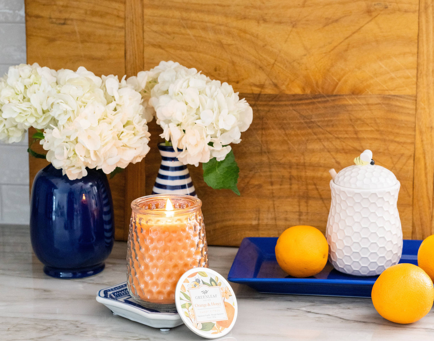 Greenleaf Gifts - Orange & Honey Signature Candle