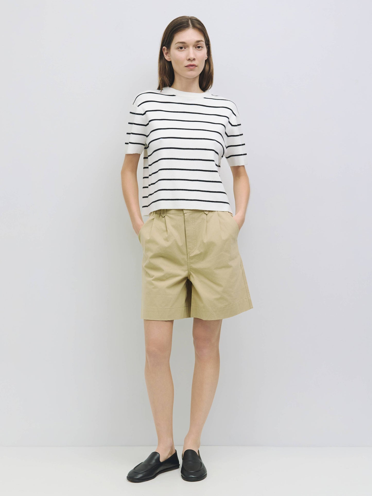 MOD REF - The Sade Top | Striped Boxy T-Shirt