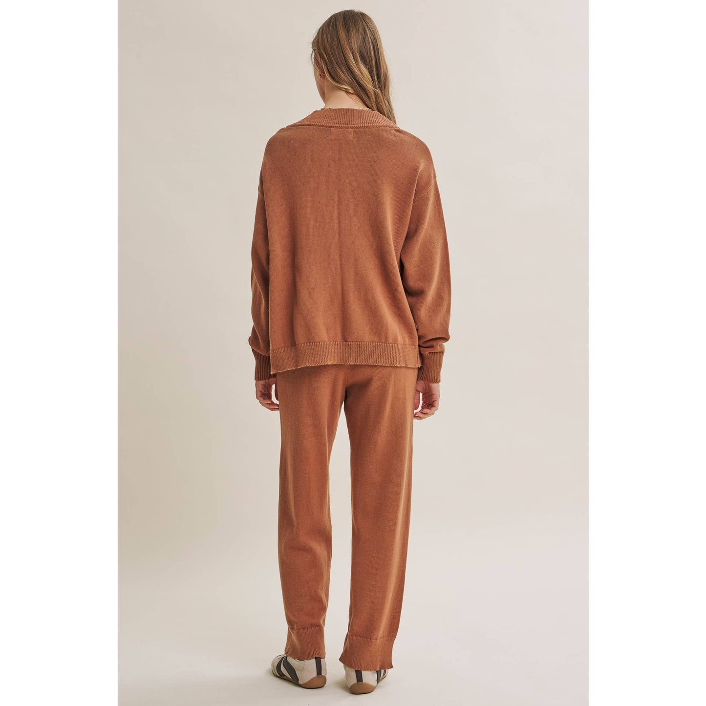 in february - SLOW GETAWAY SOFT COTTON VERSATILE SLOUCHY SWEATER CARDIGAN