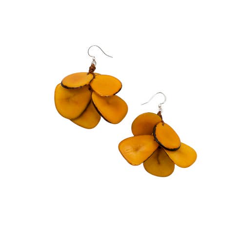 Organic Tagua Jewelry - Mariposa Earrings
