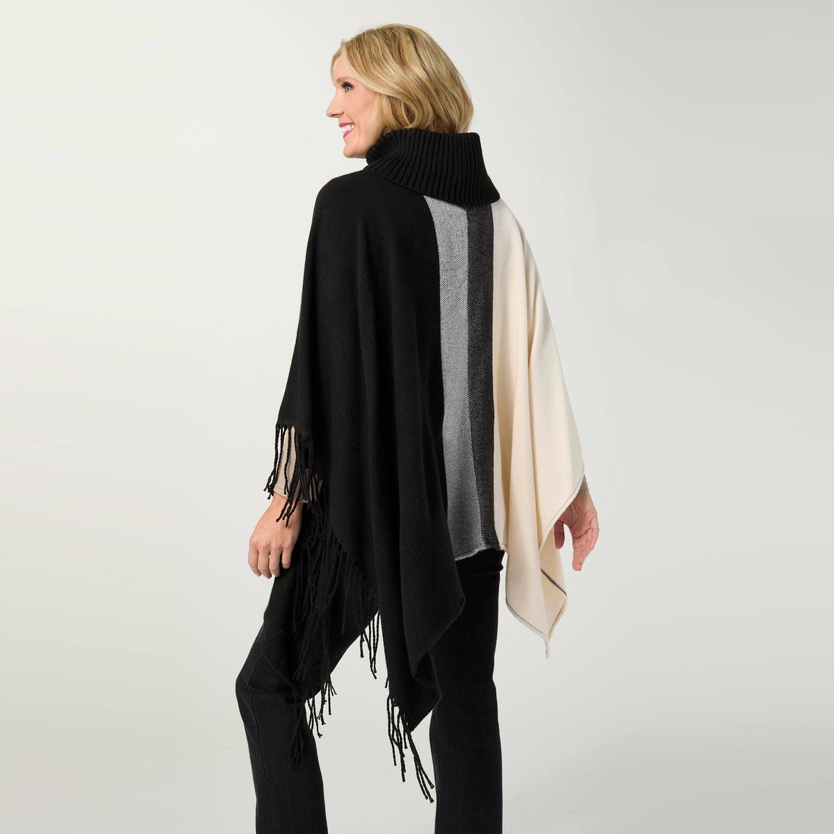 COCO + CARMEN - Martina Turtleneck Poncho-Fall