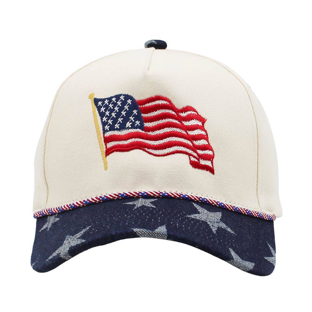 Sensibling Corp. - USA 250th Anniversary Patriotic Embroidered Baseball Cap
