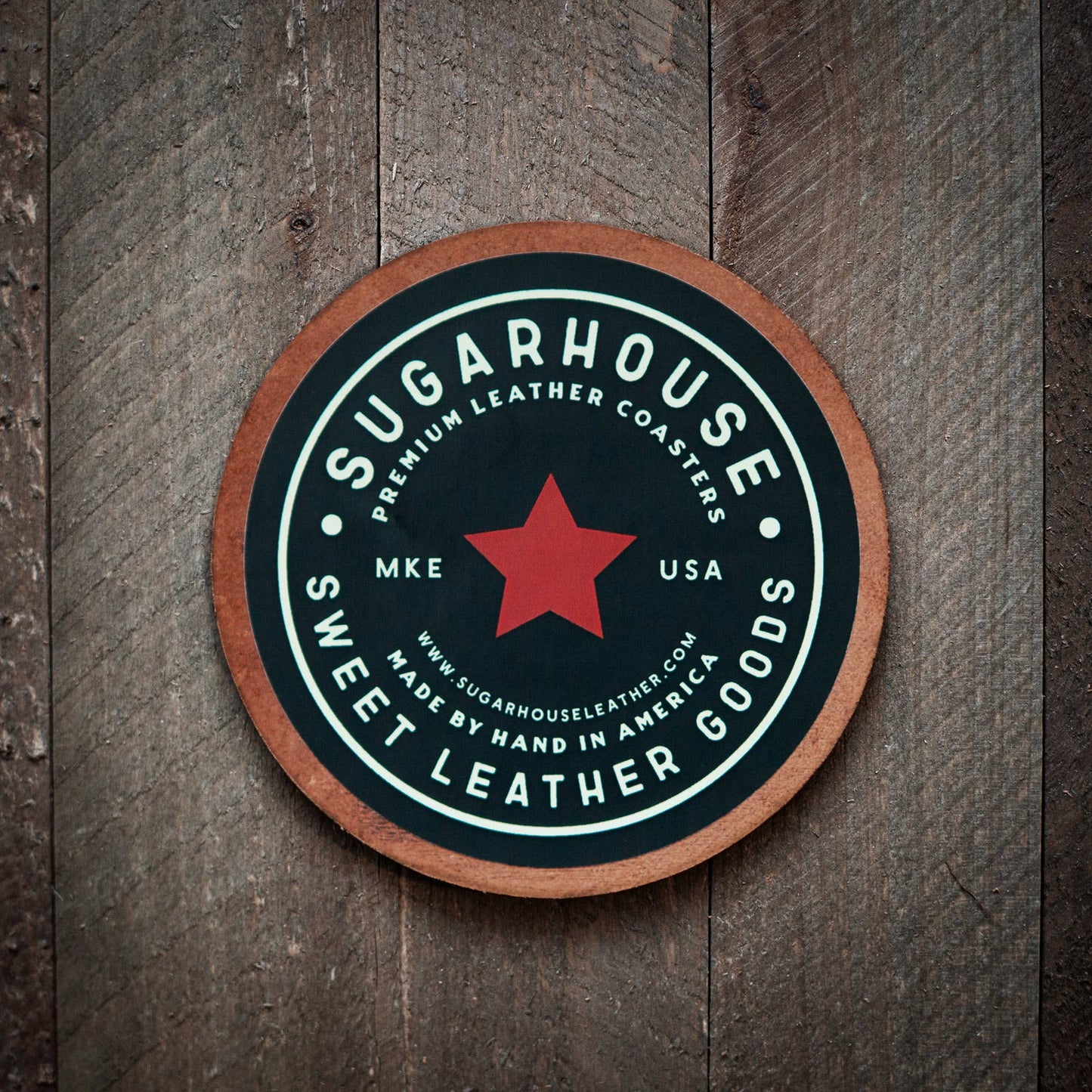 Sugarhouse Leather - Awe Bless Your Heart Leather Coaster