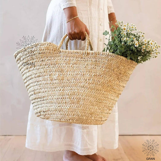 Gran Wholesale - French Market Basket, Straw tote Bag, Shopping Basket