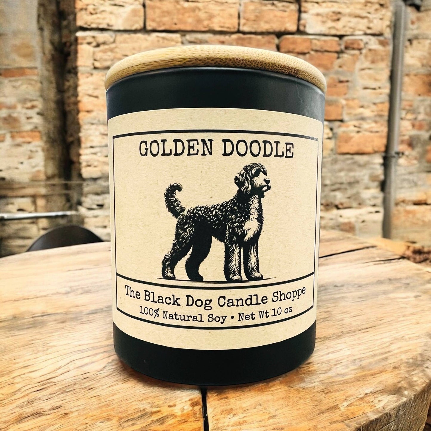 The Black Dog Candle Shoppe - Golden Doodle Dog Breed Candle