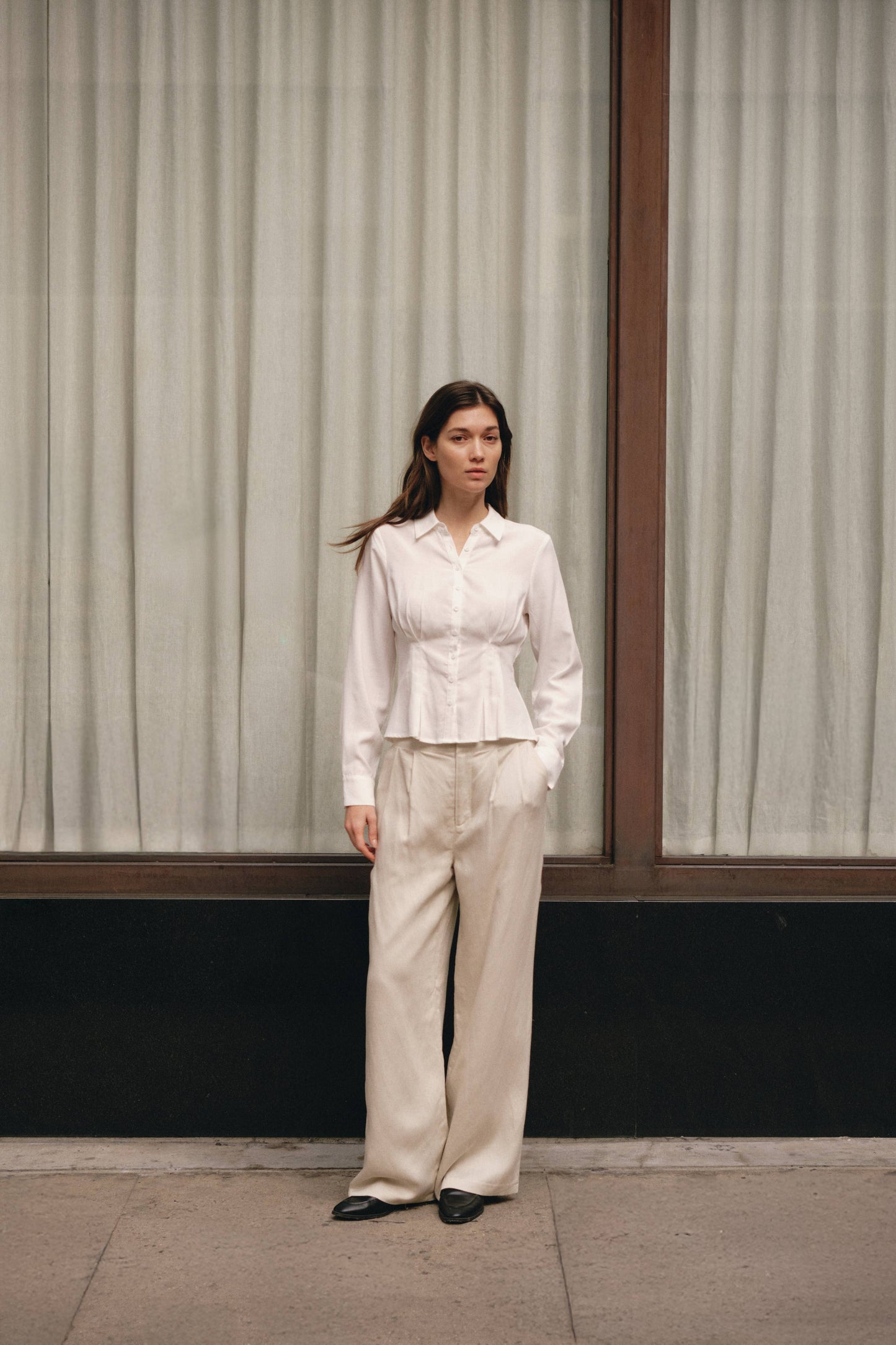 MOD REF - The Sylvia Pants | Linen Blend Trousers