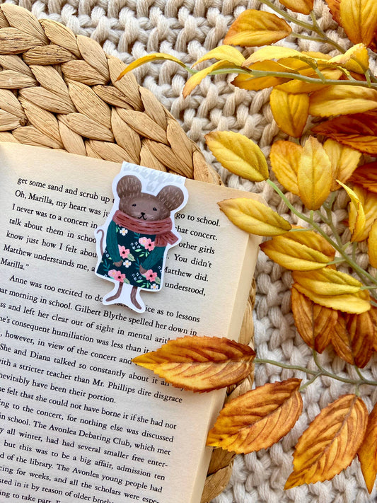 Makerie Day - Woodland Mouse Magnetic Bookmark