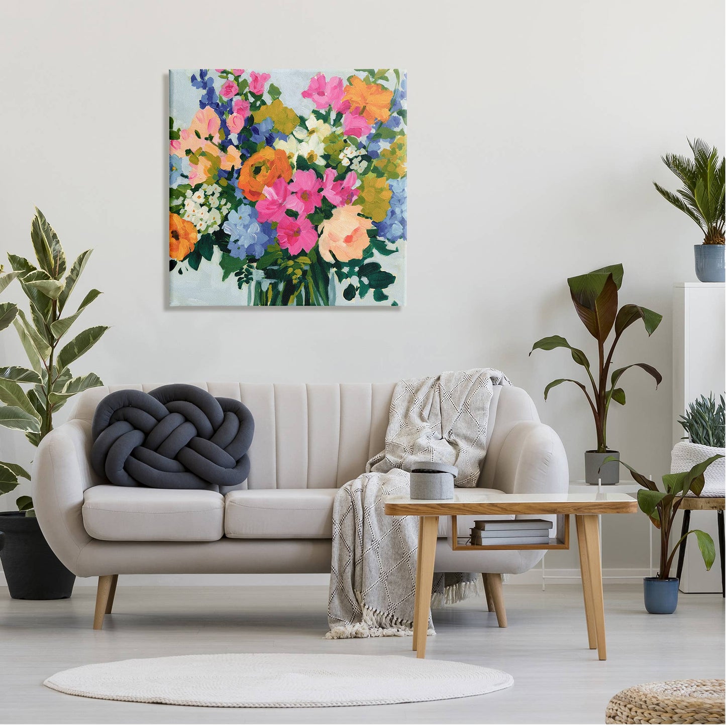 Stupell Industries - Vivid Bouquet Blooms Canvas Art
