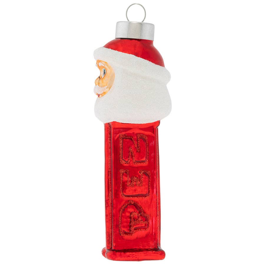 kat + annie - Holiday Glass Ornament – Santa PEZ™ Dispenser