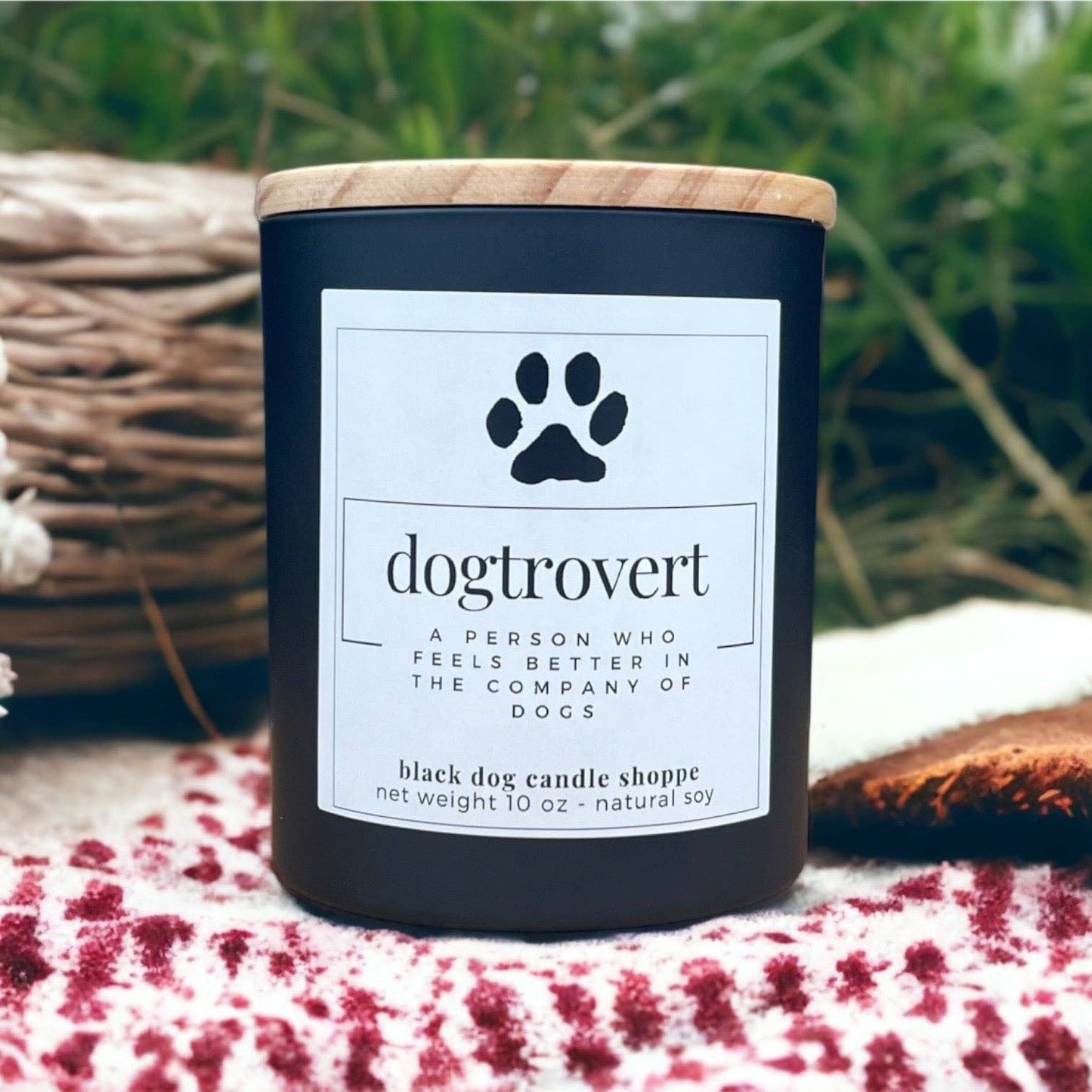 The Black Dog Candle Shoppe - Dogtrovert Dog Lover Candle