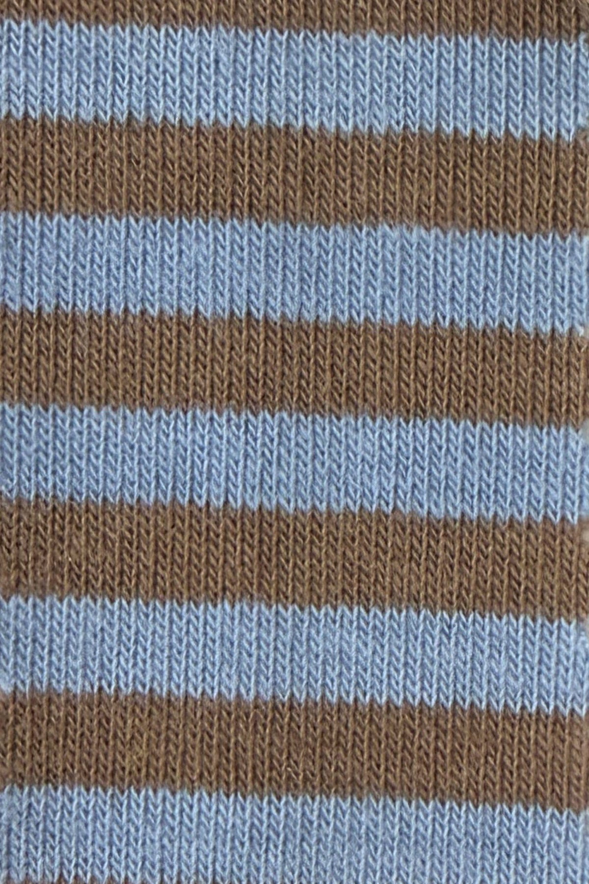 Sewn and Seen - Oversized Contrast Trim Striped Top