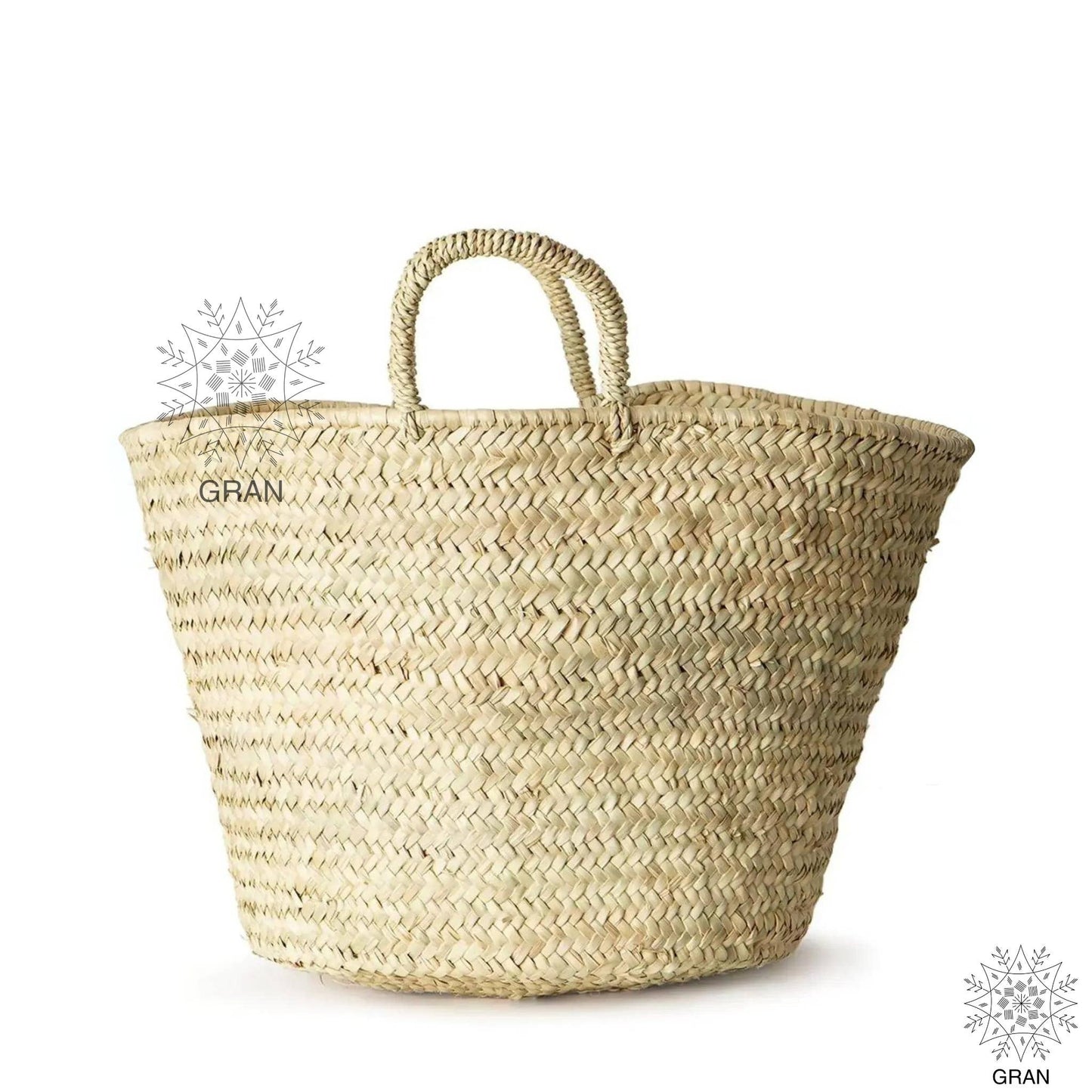 Gran Wholesale - French Market Basket, Straw tote Bag, Shopping Basket