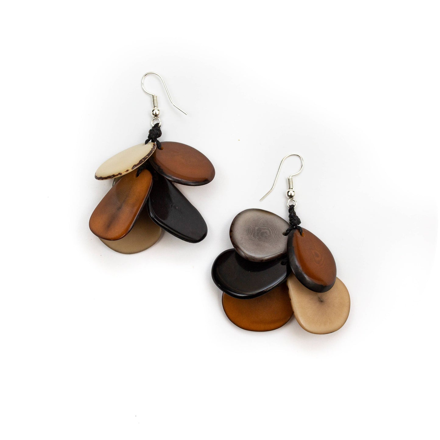 Organic Tagua Jewelry - Mariposa Earrings
