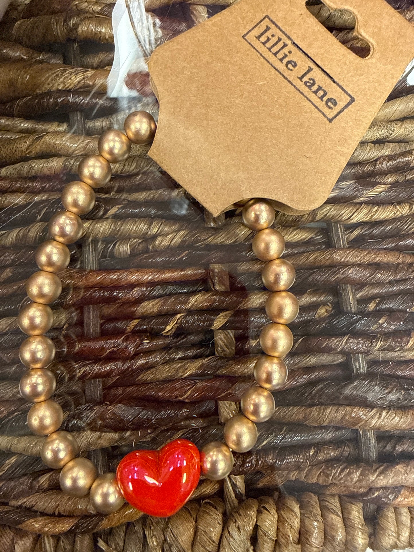Valentine Bracelet puffy heart
