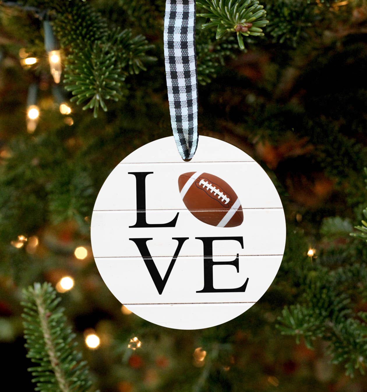 Melody Press Co. - Football Ornament - Sports Ornament