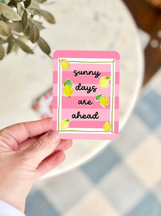 Happy By Rachel, LLC - Lemon Sunny Days Sticker