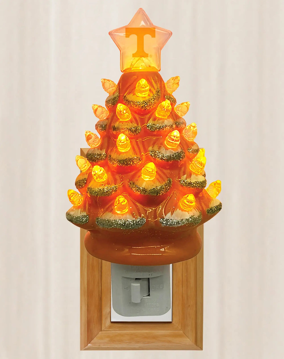 Santa’s Workshop Inc. - 6.5" Tennessee Xmas Tree Nite Lite