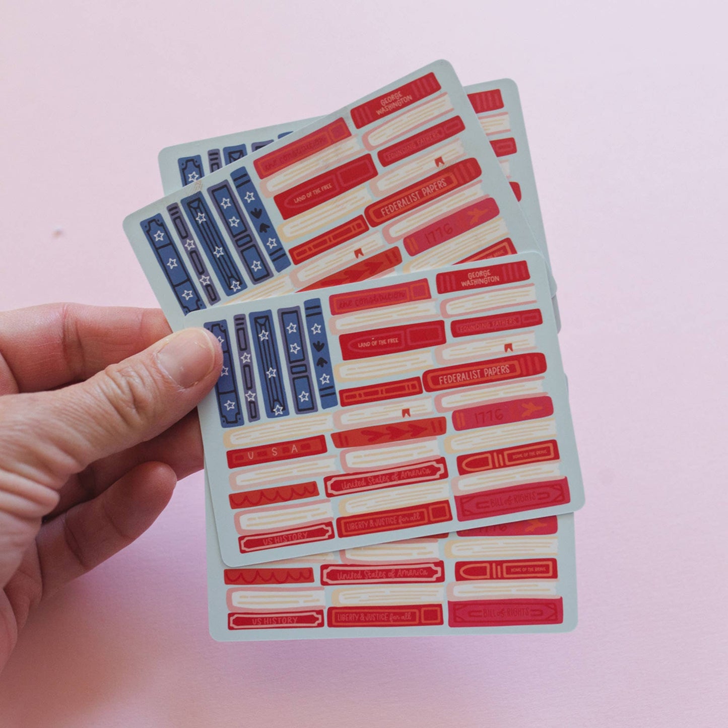 Pippi Post - American Flag Books Deck of Playing Cards