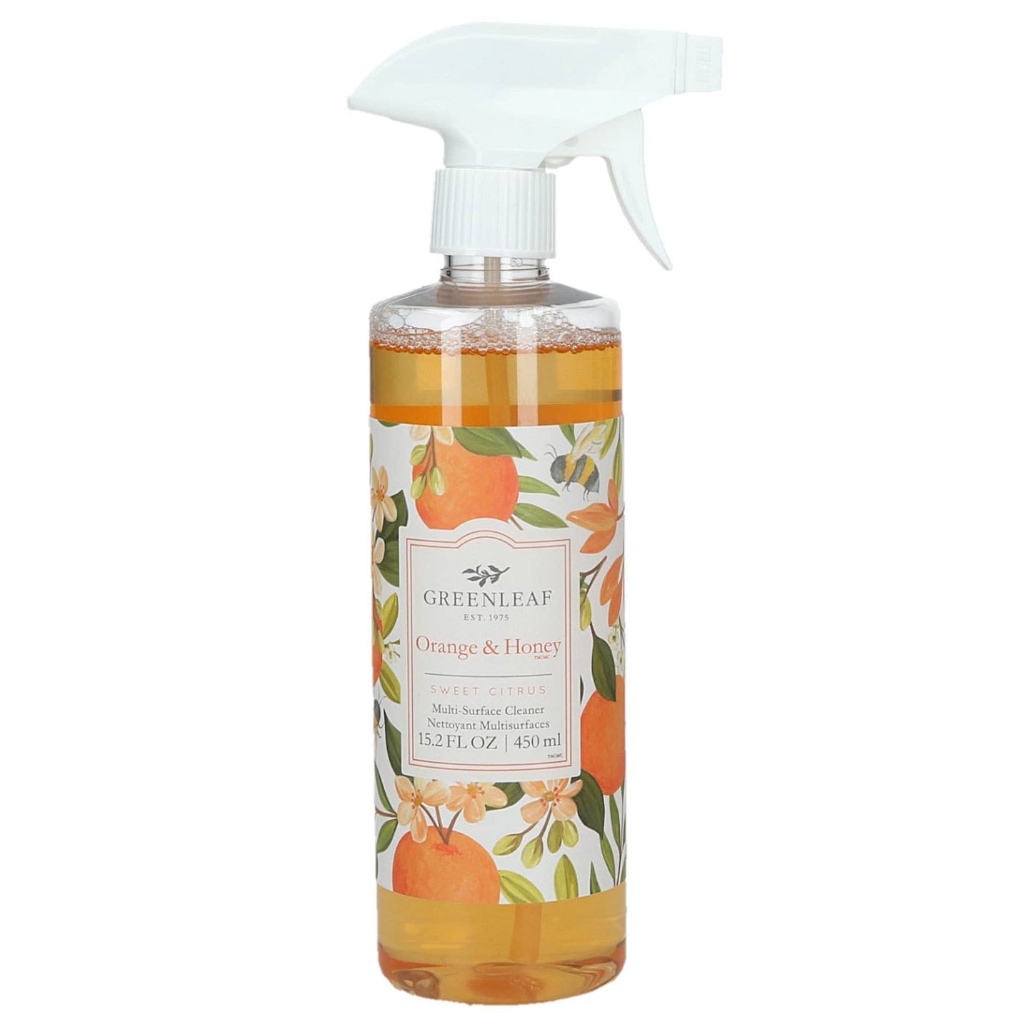 Greenleaf Gifts - Orange & Honey Multi-Surface Cleaner 4 Pack