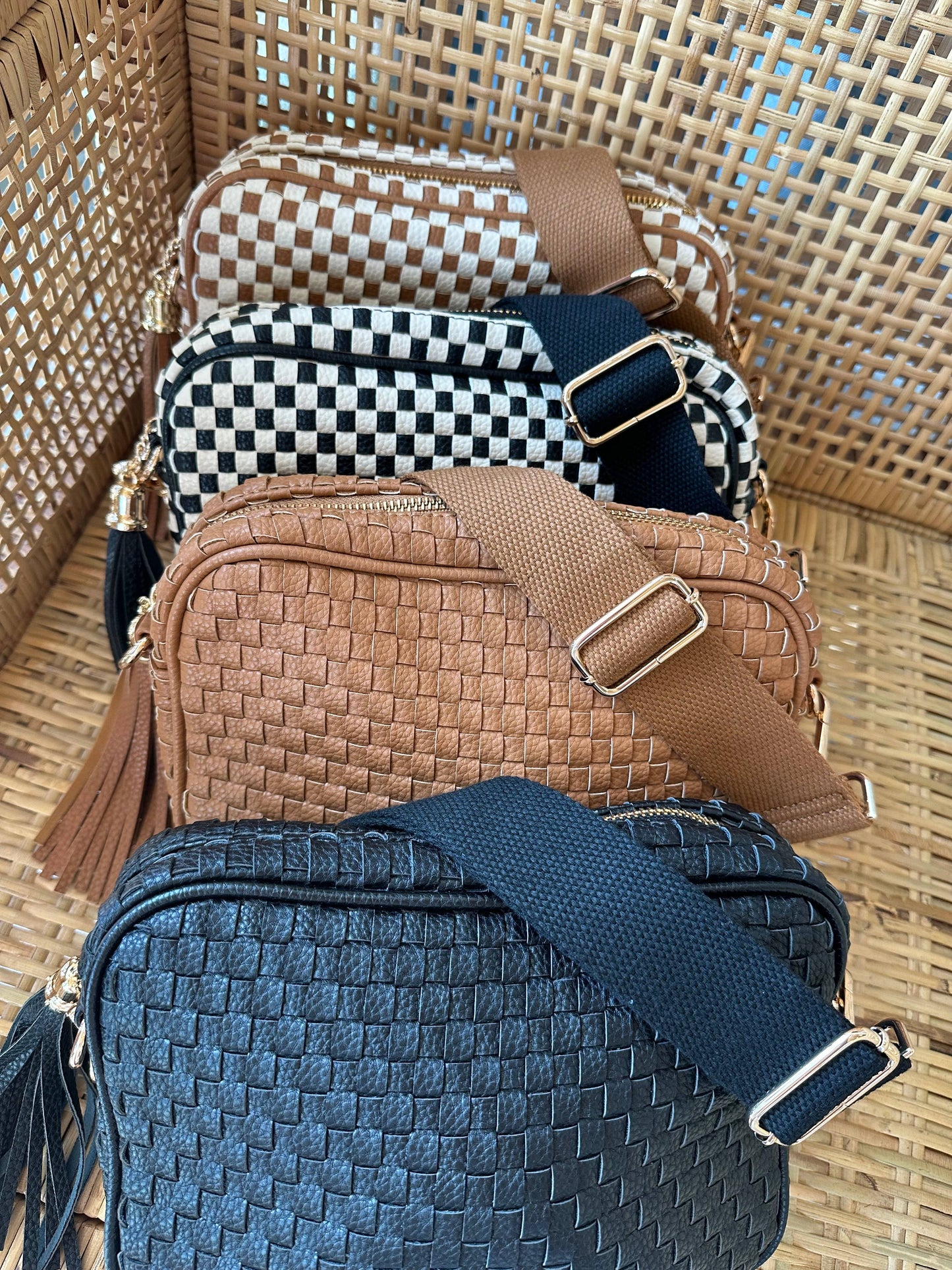 Hart & Lux - Sadie Woven Crossbody Bag