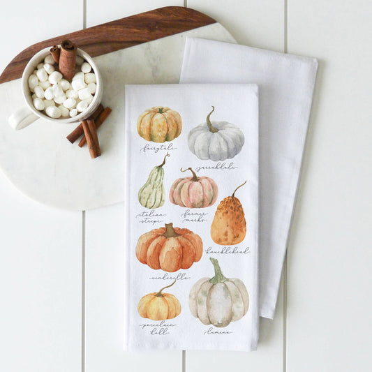 Porter Lane Home - Pumpkin Type Tea Towel