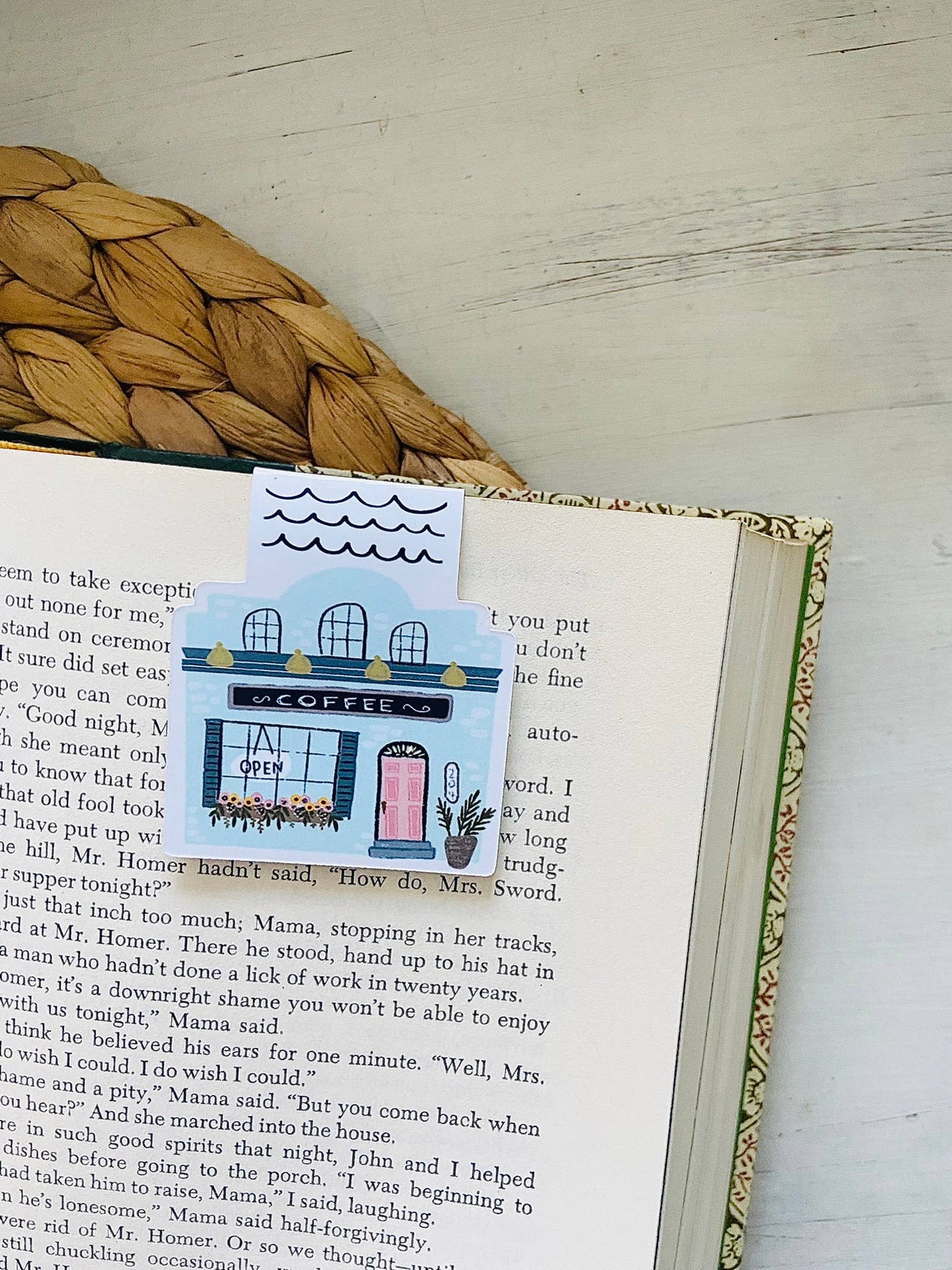 Makerie Day - Coffee Shop Magnetic Bookmark