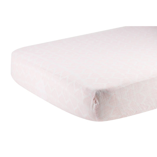Newcastle Classics - Matchstick Hearts Crib Sheet
