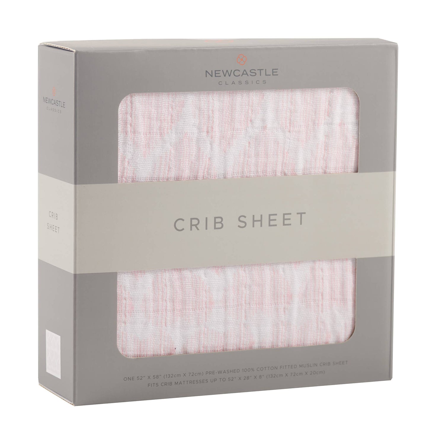 Newcastle Classics - Matchstick Hearts Crib Sheet
