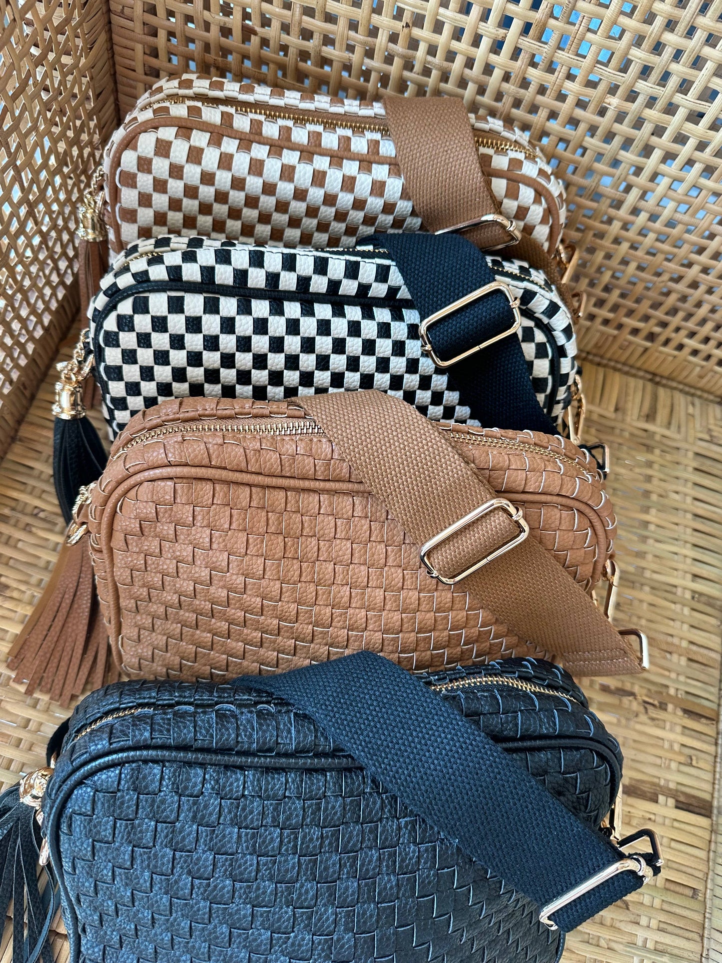 Hart & Lux - Sadie Woven Crossbody Bag