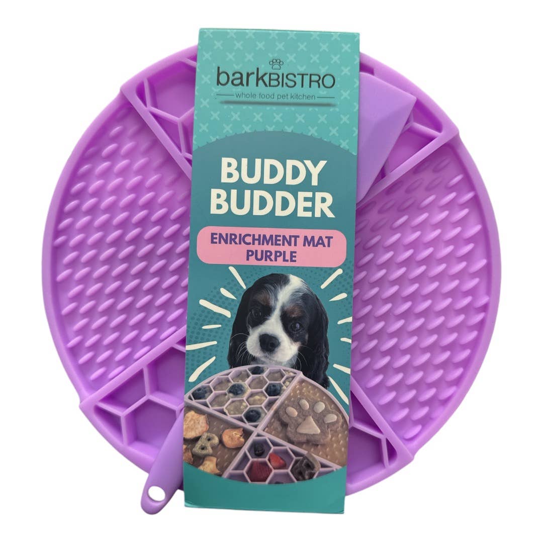 Bark Bistro - Turquoise  +  Pink Lickmats + Spatula (Purple OOS)