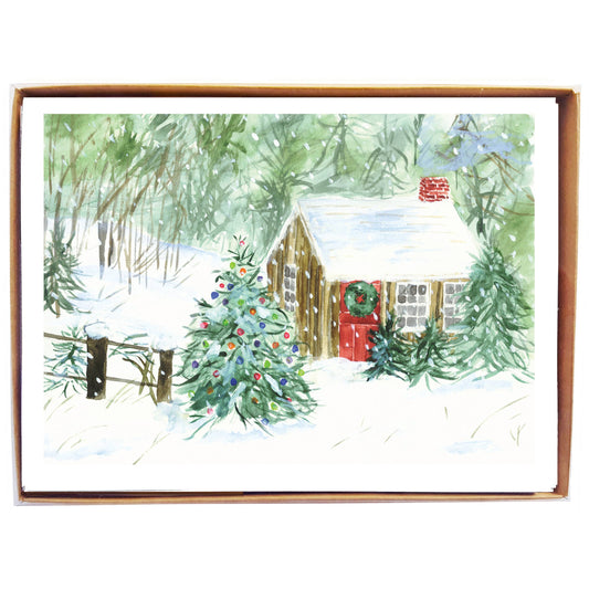 mollyOcards - Cabin in Woods - box of 8